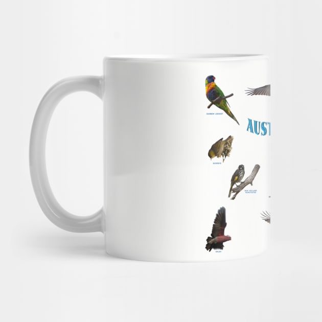 Australian native birds collection by seadogprints